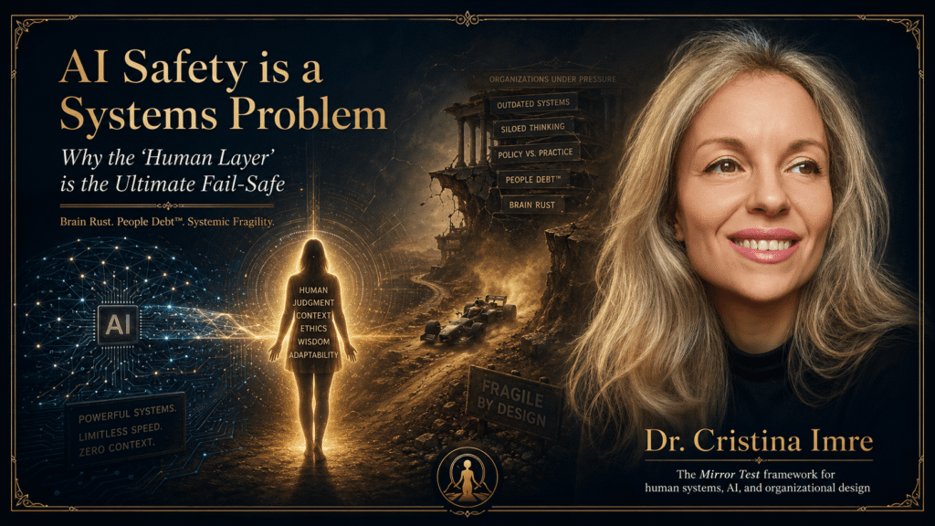 AI Safety is a Systems Problem Cristina Imre
