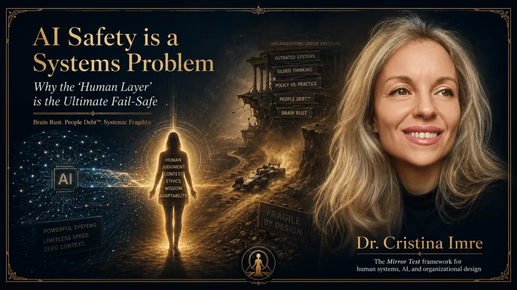 AI Safety is a Systems Problem Cristina Imre