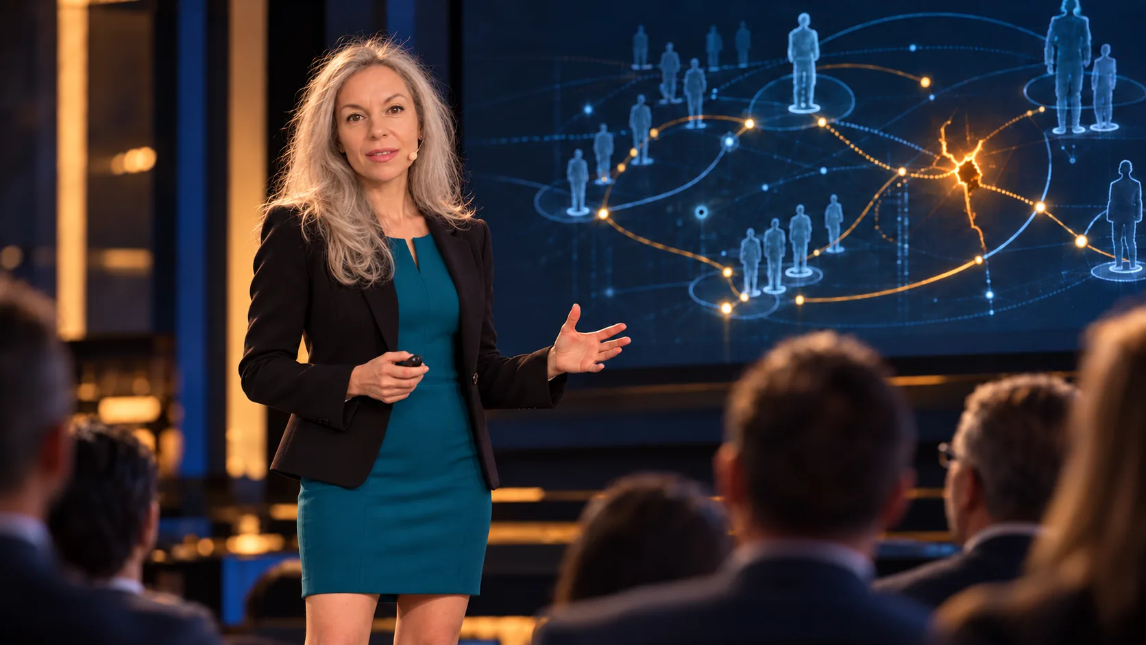 Dr. Cristina Imre delivering keynotes and executive sessions